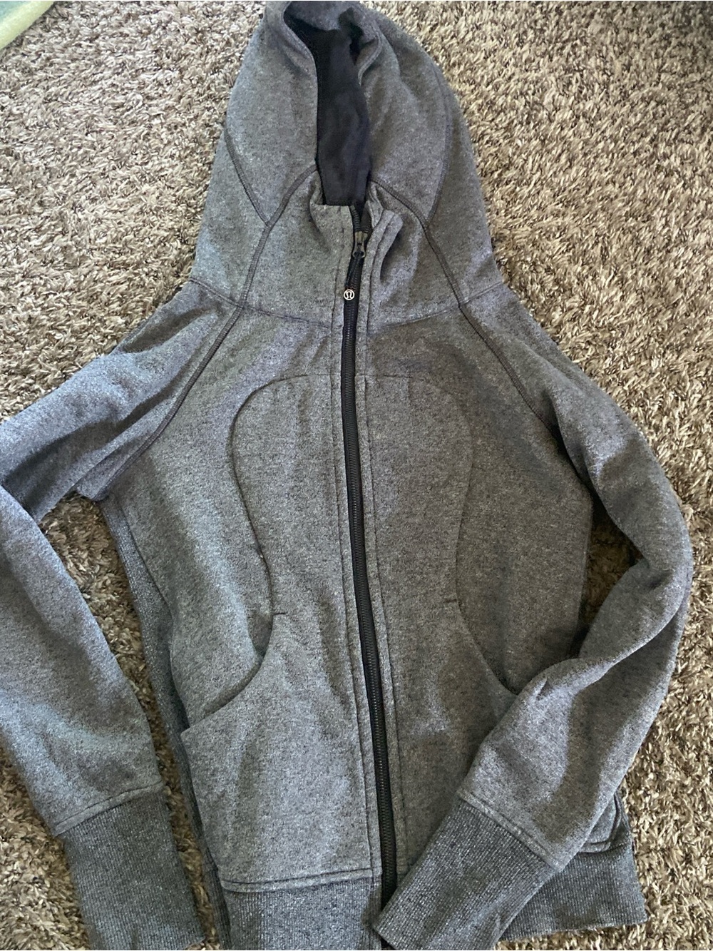 lululemon athletica Women's Gray Full-Zip Hoodie